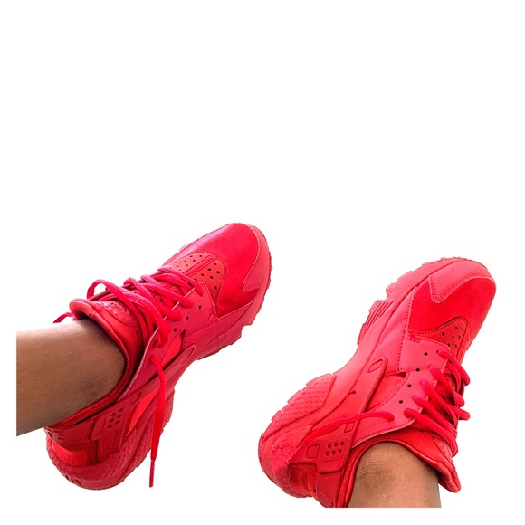 red huaraches womens